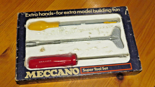 Meccano super tool set - meccano, in
