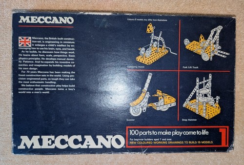 Meccano set outfit 1 - meccano,