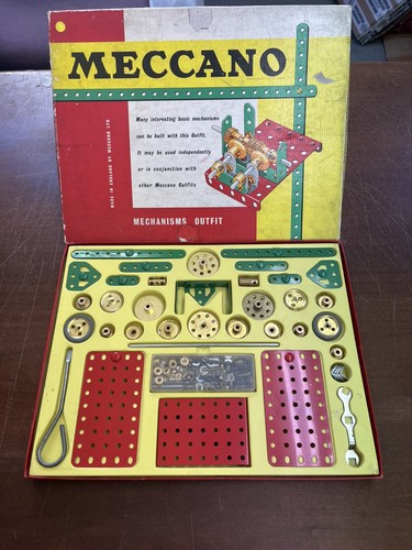 Vintage meccano mechanisms set - vintage,