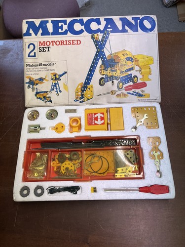 Vintage meccano motorised - motorised, set